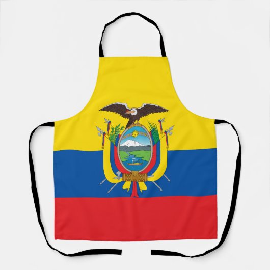 Ecuadorese vlag schort (Voorkant)