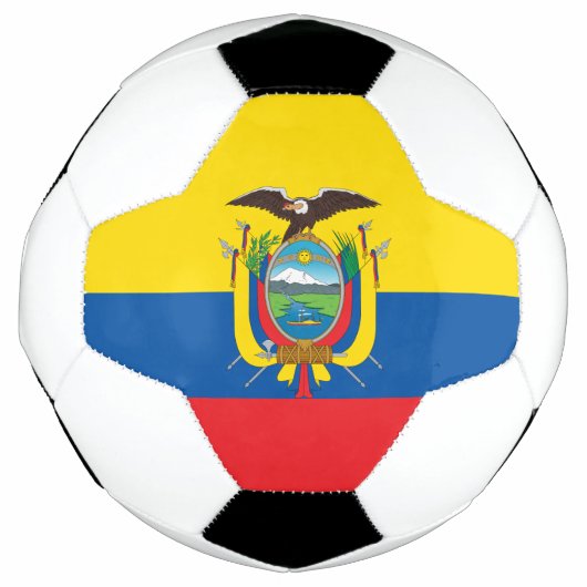 Ecuadorese vlag voetbal (Voorkant)