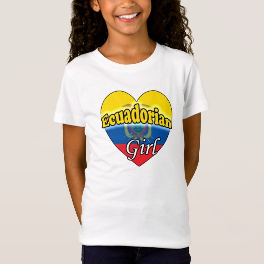 Ecuadorian Girl T-shirt (Voorkant)