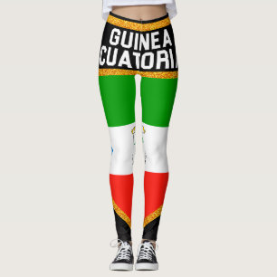 Ecuatoriale vlag van Guinee Leggings