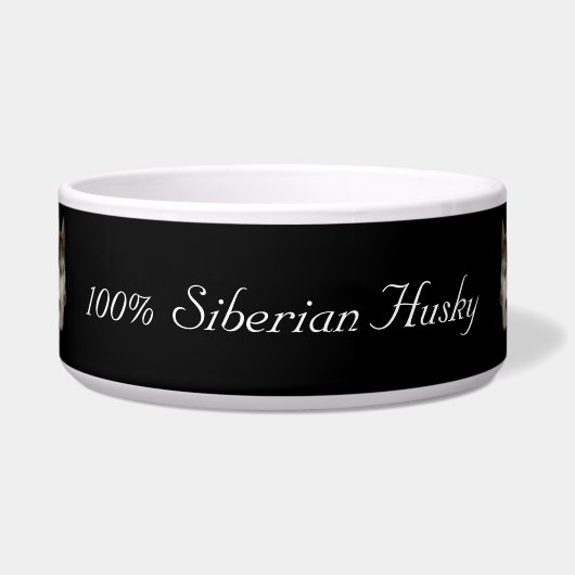 Écuelle 100% Siberian Husky Huskybild (Devant)
