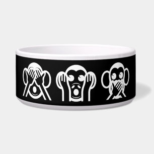 Écuelle 3 Singes Sages Emoji
