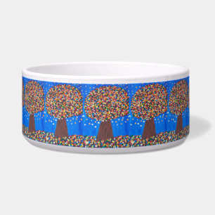 Écuelle Abstrait arbre coloré céramique poêle Bowl