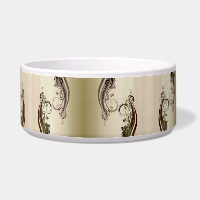 Écuelle Abstrait doré (Devant)