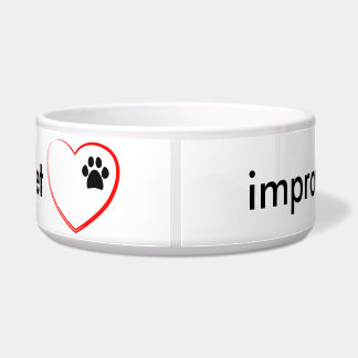 Écuelle Adoption d'animal familier