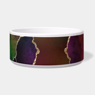 Écuelle Agate foncé intense   Moody Rainbow Jewel Tone