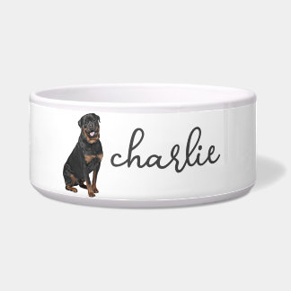 Écuelle Aliments Rottweiler personnalisés