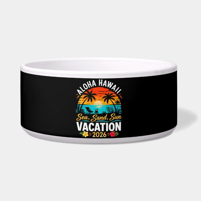 Écuelle Aloha Hawaii Mer Sable Soleil 2026 (Devant)