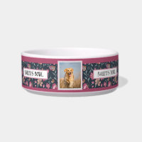 Amoureux des animaux de compagnie Motif Floral Nom