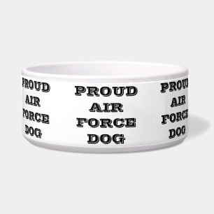 Écuelle Animal Bowl Fier Air Force Chien