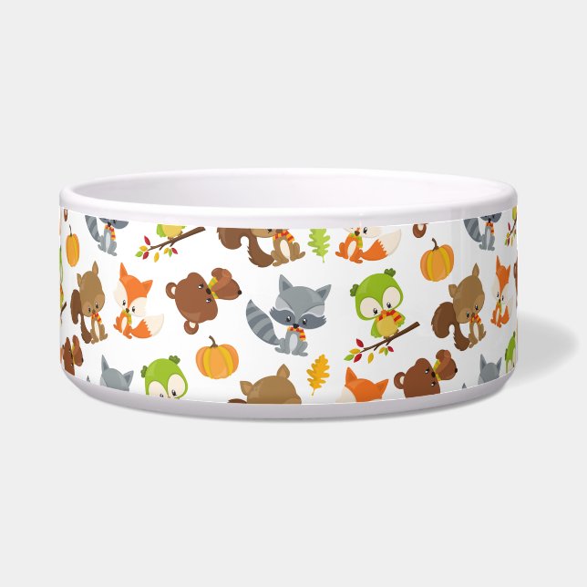 Écuelle Animaux de forêt, Animaux de forêt, Animaux d'auto (Devant)