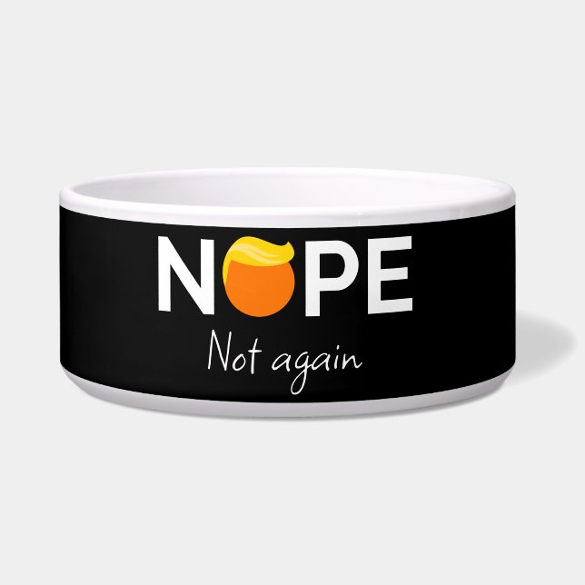 Écuelle Anti-Trump - Non, pas encore moi (Gauche)