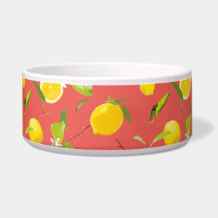 Écuelle Aquarelle Citron et Feuilles 12