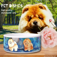 Aquarelle de chien de la LUNE D'ARGENT