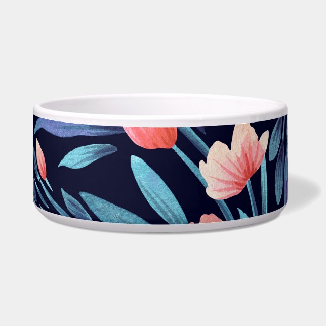 Écuelle Aquarelle florale, motif transparent, conception d (Devant)