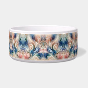 Écuelle Aquarelle Imaginaire Floral Pastel Bleu & Crème