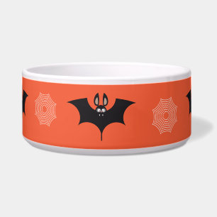 Écuelle Araignée d'Halloween, chauve-souris et motif de co