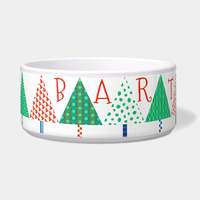 Écuelle Arbres de Noël Festifs (Gauche)