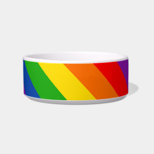 Écuelle Arc-en-ciel LGBTQ+ Pride drapeau, couleurs Gay pri
