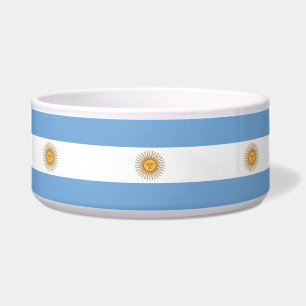 Écuelle Argentine Flag Pet Bowl