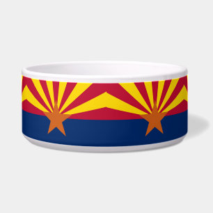 Écuelle Arizona State Flag Pet Bowl