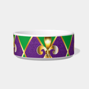 Écuelle Arrière - plan de bijoux Mardi Gras