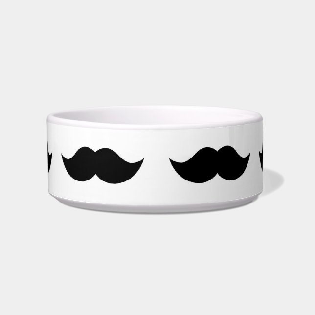 Écuelle Arrière - plan de la moustache noire (Devant)