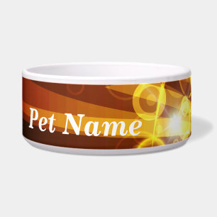 Écuelle Art Abstrait 8 Pet Bowl