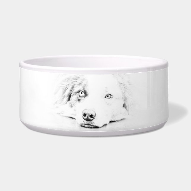 Écuelle Art australien de chien de berger (Devant)