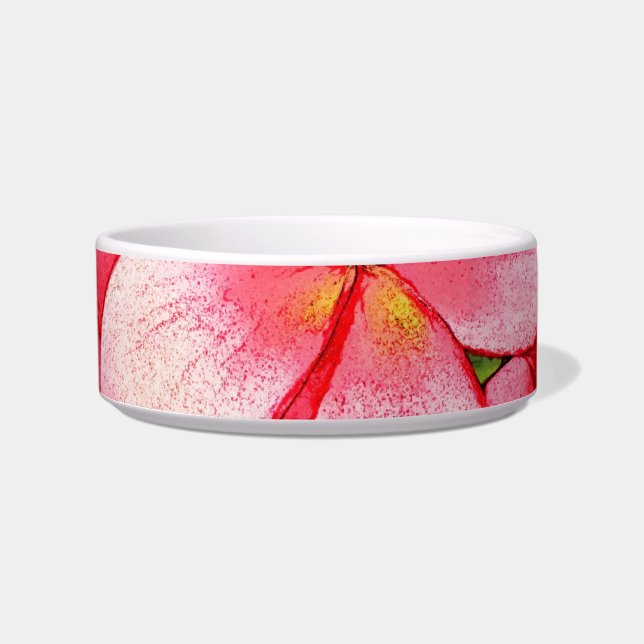 Écuelle Art de Frangipanier Tropical Rose (Devant)