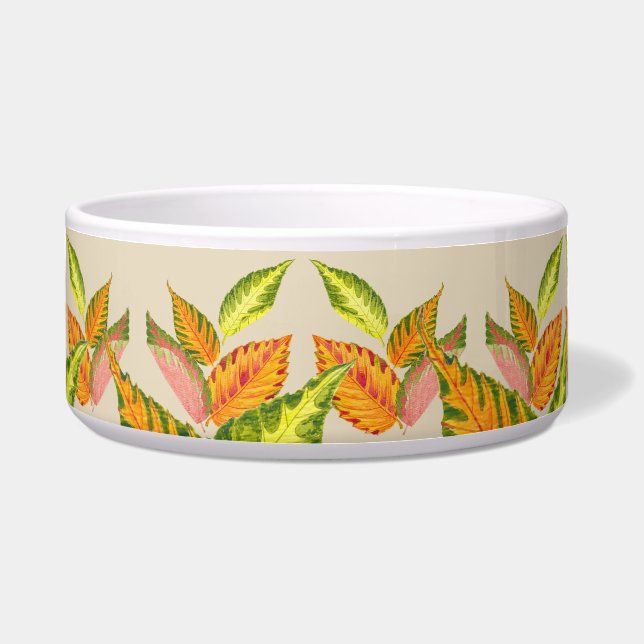 Écuelle Arty Autumn sur un bol de salade (A) (Devant)
