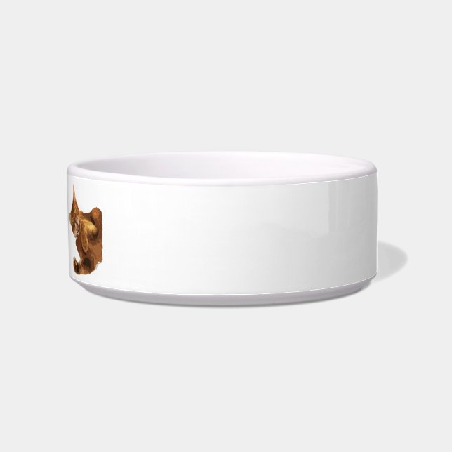 Écuelle Aucun Declaw le bol d'aliments pour chats de Kitty (Droite)