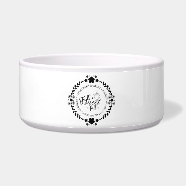 Écuelle Autumn Vibes Pet Feeding Bowls (Devant)
