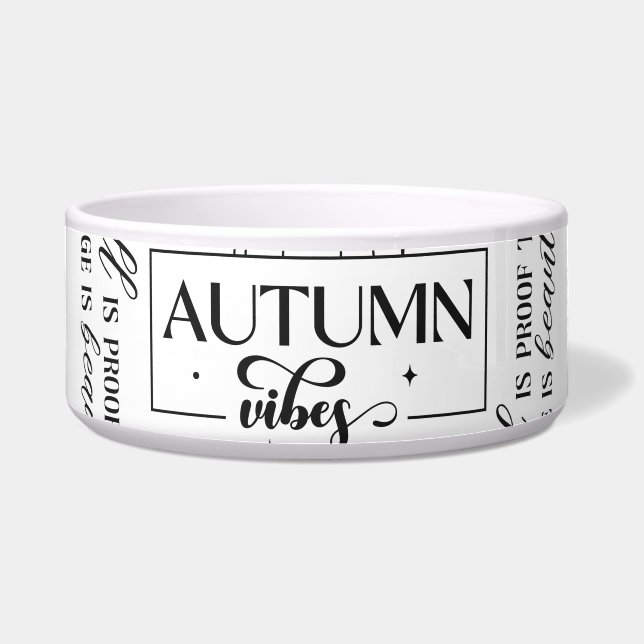 Écuelle Autumn Vibes Pet Feeding Bowls (Devant)