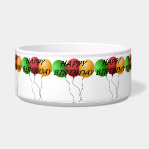 ÉCUELLE BALLONS "HEUREUX ANNIVERSAIRE"