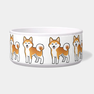 Écuelle Bande dessinée Akita Inu/Shiba Inu