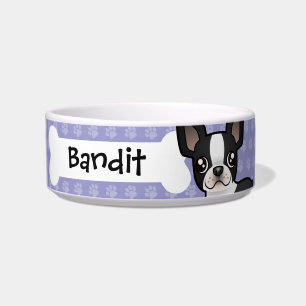 Écuelle Bande dessinée Boston Terrier