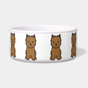Écuelle Bande dessinée de chien de Norwich Terrier