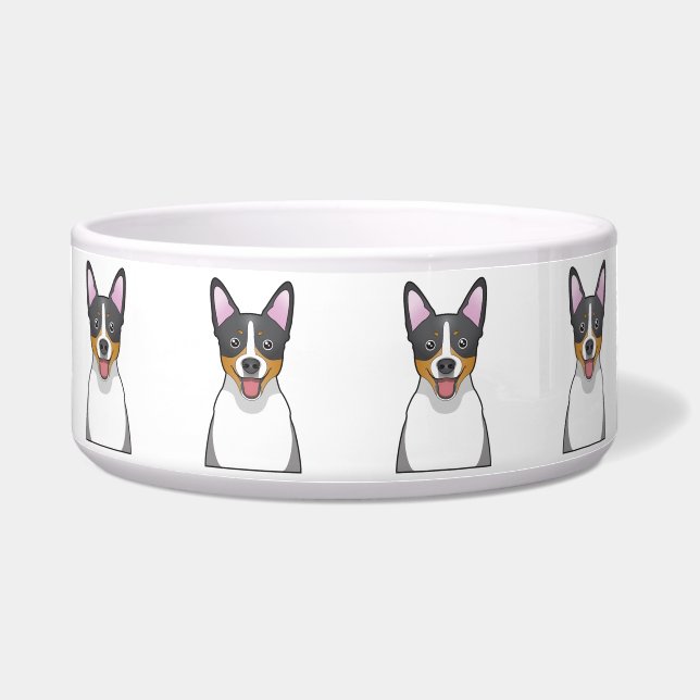 Écuelle Bande dessinée de Rat terrier (Devant)