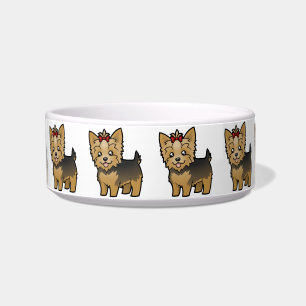 Écuelle Bande dessinée Yorkshire Terrier (cheveux courts