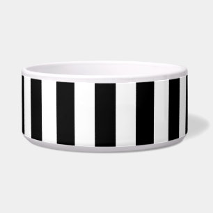 Écuelle Bandes noires et blanches, Motif rayé, Lignes