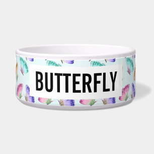 Écuelle Beau Motif à papillon aquarelle
