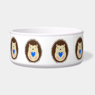 Écuelle Bébé Garçon Cœur Hérisson Motif