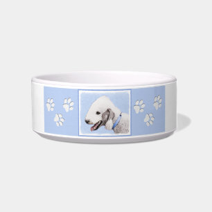 Écuelle Bedlington Terrier Peinture - Art Chien original