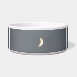 Écuelle Belle lune de croissant de cire à Dusk Dog Bowl
