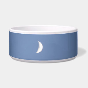Écuelle Belle lune de croissant de cire dans la boue de ch