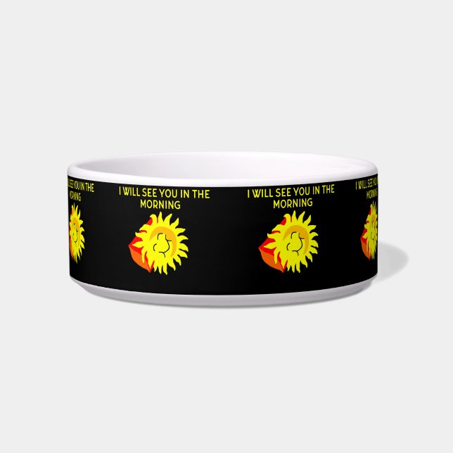 Écuelle Belle nuit Sun Pet Bowl (Devant)