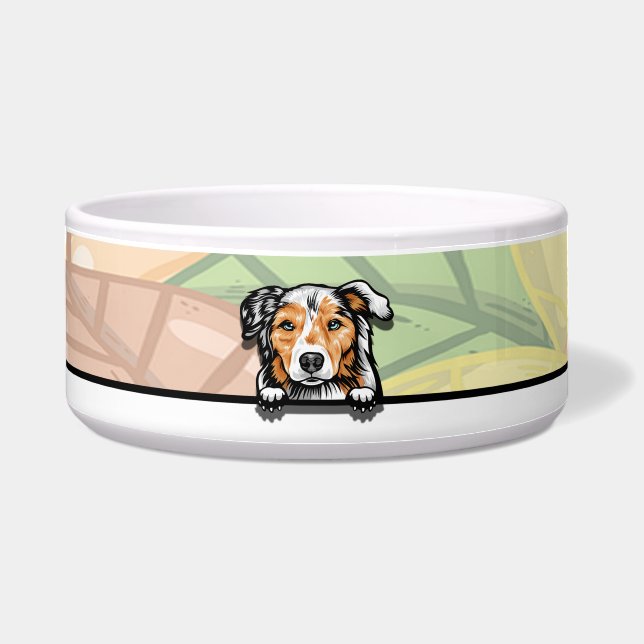 Écuelle berger australien, nourriture ou boisson (Devant)