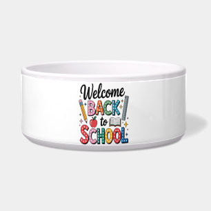 Écuelle Bienvenue au retour à l'école