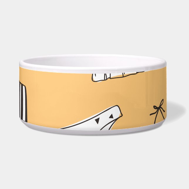 Écuelle Bikini tropical : Motif d'été à main (Devant)